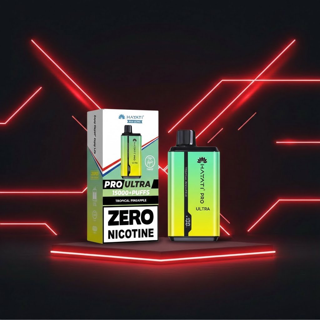 Hayati Pro Ultra Vape E-papieros Jednorazówki 15K 15000 Buchów Bez Nikotyny